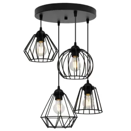 lampa-wiszaca-druciana-czarna-loft-zyrandol-mix