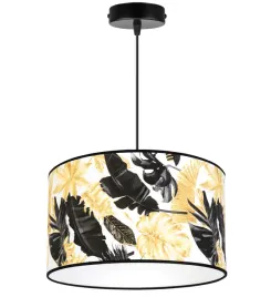 lampa-wiszaca-sufitowa-abazur-zlote-kwiaty-led