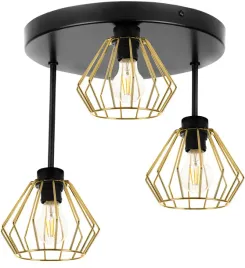 lampa-wiszaca-sufitowa-zyrandol-zlota-loft-druciak