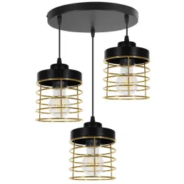 lampa-wiszaca-sufitowa-zyrandol-zlota-druciak-led