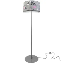 lampa-stojaca-loft-dziecieca-abazur-wzor-led
