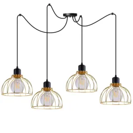 lampa-wiszaca-sufitowa-zyrandol-zloty-pajak-loft
