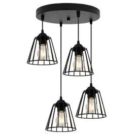 lampa-wiszaca-druciana-czarna-loft-zyrandol-led