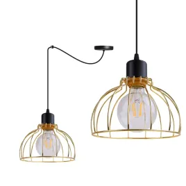 lampa-wiszaca-sufitowa-zyrandol-zloty-pajak-loft