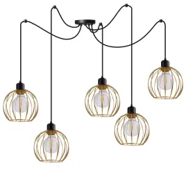 lampa-wiszaca-sufitowa-zyrandol-zloty-pajak-loft