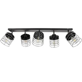 lampa-sufitowa-listwa-klosz-druciak-chrom-led