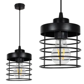 lampa-wiszaca-sufitowa-zyrandol-loft-druciak-led
