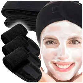 3x-opaska-kosmetyczna-ochronna-do-wlosow-na-rzep-regulowana-na-wlosy-czarna