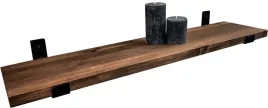 polka-drewniana-do-salonu-kuchni-ciemna-180cm