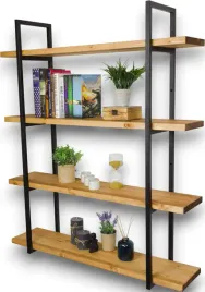 polka-scienna-regal-wiszacy-loft-industrialna-4-poziomowa-metalowa-100cm