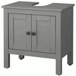ikea-hemnes-szafka-pod-umywalke-z-2-drzwiami-bejcowana-na-szaro60x38x63cm