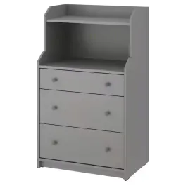ikea-hauga-komoda-3-szuflady-polka-szary-70x116-cm