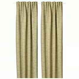 ikea-lonnstavmal-zaslony-zaciemniajace-jasnooliwkowy-na-tasmie-145x300-cm