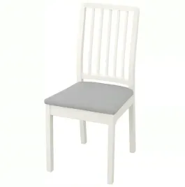 ikea-ekedalen-krzeslo-bialy-orrsta-jasnoszary