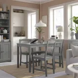 ikea-hauga-krzeslo-szary-stan-nowy