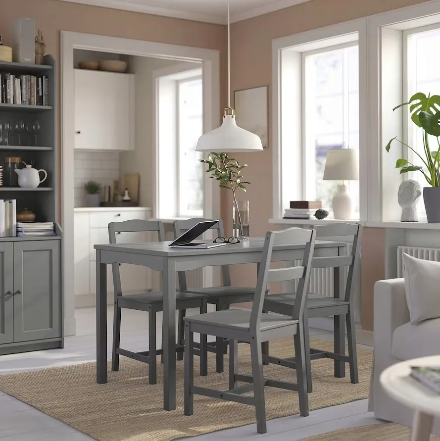 ikea-hauga-krzeslo-szary-stan-nowy