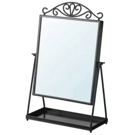 ikea-karmsund-lustro-stolowe-czarny-27x43-cm