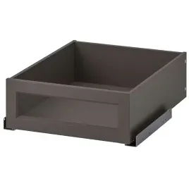 ikea-komplement-szuflada-z-frontem-ze-szkla-w-ramie-ciemnoszary50x58cm