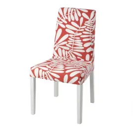 ikea-bergmund-pokrowiec-na-krzeslo-czerwono-bialy