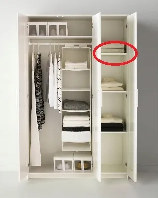 polka-waska-do-szafy-ikea-brimnes-stan-nowy