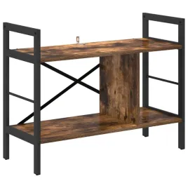 polka-na-ksiazki-dab-wedzony-75-x-30-x-585-cm