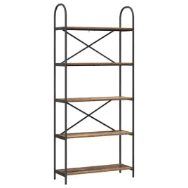 polka-na-ksiazki-stare-drewno-80-x-30-x-183-cm