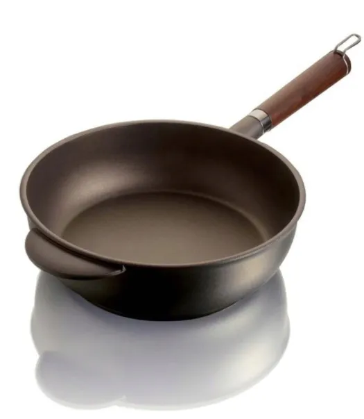 PATELNIA TYTANOWA WŁOSKA 28CM. GŁ. GAZ.