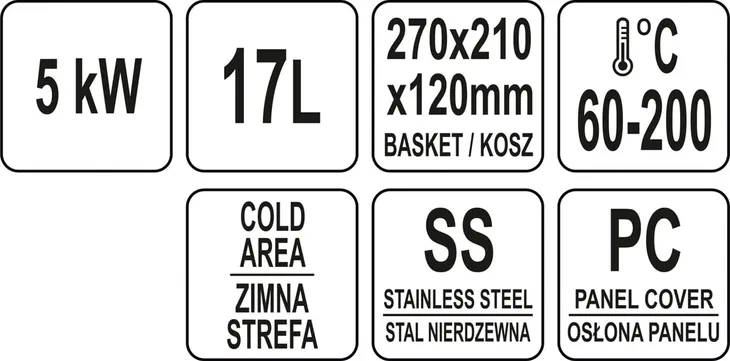 frytownica-pojedyncza-17l-6kw-stan-nowy-liczba-komor-jednokomorowa
