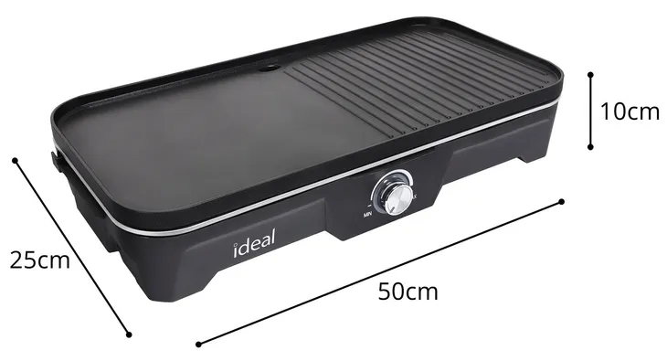 eldom-grill-elektryczny-wolnostojacy-2w1-dlugosc-87-cm-stan-nowy