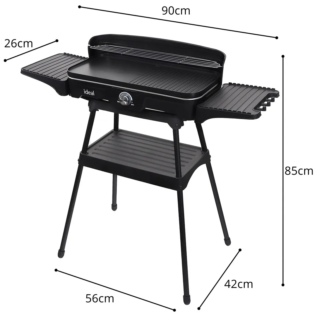 eldom-grill-elektryczny-wolnostojacy-2w1-stan-nowy