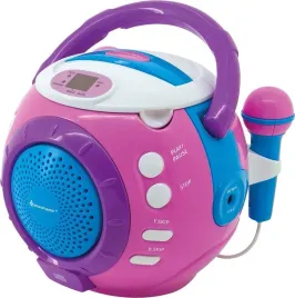 boombox-odtwarzacz-cd-soundmaster-kcd1600pi-rozowy-mikrofony-dla-dzieci-hit