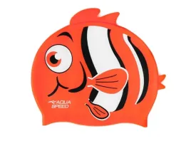 czepek-plywacki-dla-dzieci-na-basen-silikonowy-zoo-nemo-aqua-speed