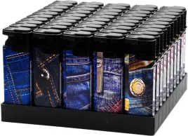 zestaw-zapalniczka-zarowa-wiatroodporna-f16-jeans-paletka-50szt