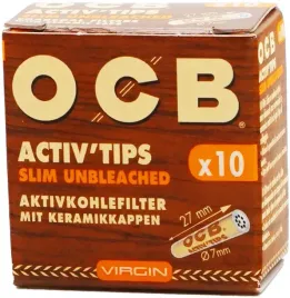 filtry-do-papierosow-ocb-slim-activ-tips-virgin-brown-7mm