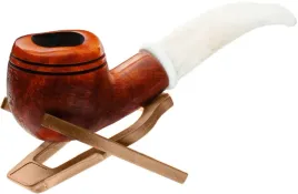 fajka-brog-117-bishop-wrzosiec-w-kolorze-teak-z-stojakiem