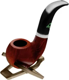 fajka-brog-100-frog-wrzosiec-w-kolorze-teak-z-stojakiem