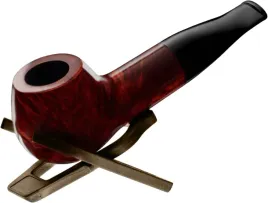fajka-brog-134-pilar-wrzosiec-w-kolorze-teak-z-stojakiem