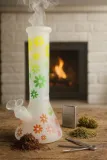 fajka-wodna-bongo-high-fly-flowers-32cm-stan-nowy