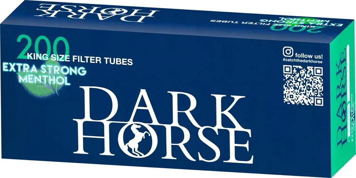 Gilzy papierosowe DARK HORSE EXTRA STRONG MENTHOL 200szt