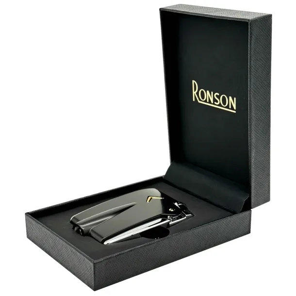 Zapalniczka RONSON PREMIER VARAFLAME BLACK gazowa