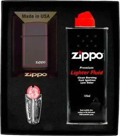 zestaw-zippo-zapalniczka-black-matte-red-border-logo-slim-prezentowy-no1