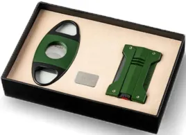 zestaw-zapalniczka-obcinarka-do-cygar-green