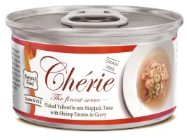 cherie-premium-mokra-karma-dla-kota-tunczyk-krewetki-24x80g
