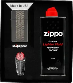 zestaw-zippo-zapalniczka-honeycomb-pattern-design-slim-prezentowy-no1