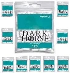 Filtry do papierosów DARK HORSE MENTHOL 6mm 120szt x 10