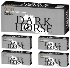 gilzy-papierosowe-dark-horse-carbon-200szt-x-5