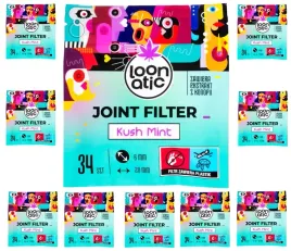 filtry-do-papierosow-loonatic-joint-krush-mint-34szt-x-10