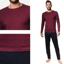 henderson-pizama-meska-dlugi-rekaw-dlugie-spodnie-premium-bordo-xxl