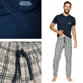 henderson-pizama-meska-krotki-rekaw-dlugie-spodnie-roz-xxl