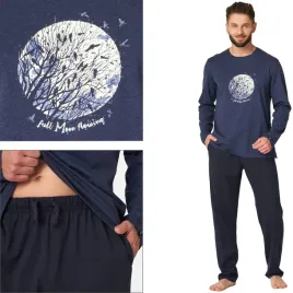 key-pizama-meska-dlugi-rekaw-dlugie-spodnie-mns-granatowy-roz-xxl